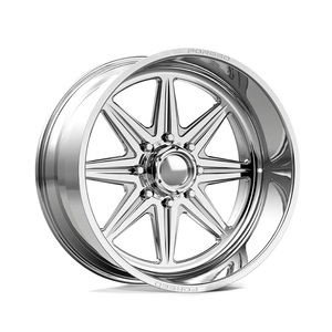 Jantes de camion en aluminium forgé brillant de 20 à 26 pouces 8x165.1/170/180 pour F150/F250/F350 Silverado Sierra pour - Product Image 1