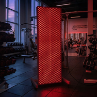 Appareil LED de luminothérapie infrarouge pour soulager la douleur, PDT, sur pied, pour tout le corps, avec panneau de luminothérapie rouge à 7 canaux