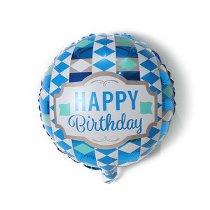Globos de forma redonda de 18 pulgadas, Globos de helio de fiesta de feliz cumpleaños personalizados - Product Image 4