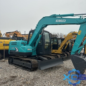 Excavadora de cadenas Kobelco Sk75 de segunda mano con motor Yanmar, peso operativo de 7500 kg, capacidad de la cucharón de 0.4 m, potencia de 44300 W - Product Image 3