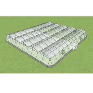 Invernadero con forma de domo, duradero y de alta resistencia, con diseño de cúpula, malla de polietileno resistente a los rayos UV para vegetales y frutas - Product Image 3