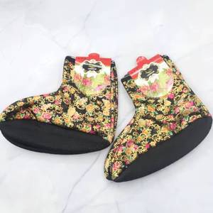 gold Printed Ankle <b>Socks</b> <b>Women</b>, Non-Slip Cuff, Logo, <b>Warm</b>, Suitable for Daily Use - Product Image 1