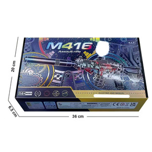 Pistola de Juguete Eléctrica de Plástico para Graffiti, Mini M416, Pistola de Juguete con Batería de 7.4V, Pistola de Juguete <span class=keywords><strong>M4</strong></span> Splatter Blaster - Product Image 4