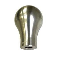 Pommeaux de levier de vitesse universels en acier inoxydable argenté Mark X, taille personnalisable, accessoires intérieurs, fabrication taïwanaise