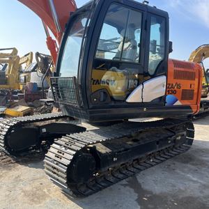 รถขุดไฮดรอลิกตีนตะขาบฮิตาชิ ZX130 ขนาดใหญ่ รุ่นดั้งเดิม มือสอง น้ำหนัก 13 ตัน ZX130-5 ZX130-7 รถขุดตักดินมือสอง - Product Image 1