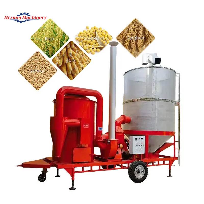 Portable agricultural wheat rice corn paddy grain dryer drying machine maize grain dryer price