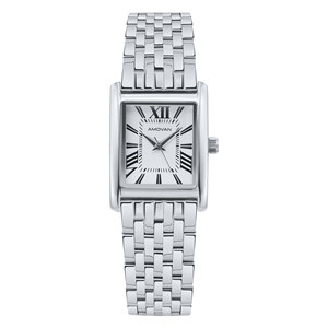 Прямые поставки с завода: женские кварцевые часы в классическом квадратном стиле, под старину, водонепроницаемые, корпус из сплава, ремешок из нержавеющей стали, модные. - Product Image 3