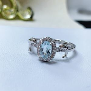 Anillo de Turmalina Natural, Rubí y Topacio, Plata de Ley 925, Corte Ovalado de 5x7mm, Anillo Multigema, Venta al por Mayor para Joyería en Transmisión en Vivo - Product Image 6