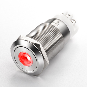 LED Düğme Anahtarı 16mm 19mm 22mm 30mm Montaj Deliği Metal Plastik Başlık Anlık Basmalı Düğme - Product Image 6