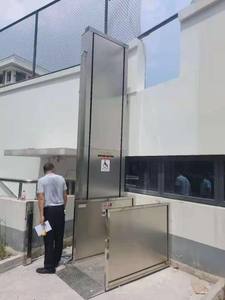 Monte-escalier vertical hydraulique de haute qualité pour fauteuil roulant, intérieur, 2-10 m, pour handicapés - Product Image 4