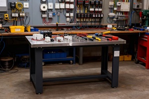 Armoire à outils en acier personnalisable, mobilier d'atelier industriel moderne, quincaillerie <span class=keywords><strong>de</strong></span> rangement pour garage, atelier extérieur à fermeture amortie - Product Image 4