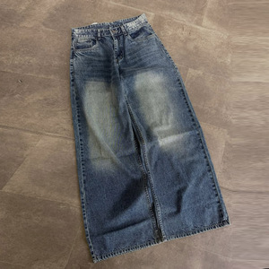 Jean en denim baggy déchiré de haute qualité, personnalisé, effet vieilli, délavé, brodé, style <span class=keywords><strong>hip</strong></span>-hop, pour homme, de créateur - Product Image 5