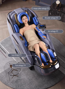 VCT -830 Tragbare faltbare Massage stühle mit Fuß rollen massage für Reisende und kleine Räume 4D Massage stuhl - Product Image 4