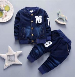 Conjuntos de Ropa para Niño de Boutique de Marca Privada, 2 Piezas, Jeans de Manga Larga 76, Gran Venta - Product Image 1