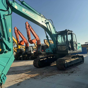 Excavatrice Kobelco SK210 d'occasion, travaux lourds de terrassement pour la construction et l'exploitation minière, durable et efficace, en bon état - Product Image 1
