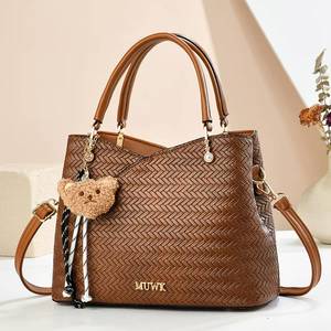 Wholesale New Fashion PU Leather Women Shoulder Crossbody Bag Luxury Women's Handbags for Women Ladies Tote Bags - Product Image 3