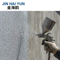 Revêtement liquide imperméable pour murs extérieurs, texture marbre, pour façade de bâtiment, application facile par pulvérisation, peinture pour maison