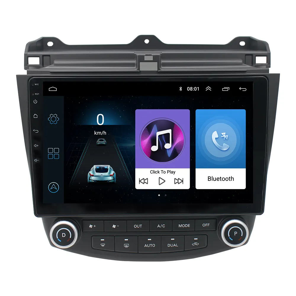 2din Android 10 car radio multimedia video player Carplay Auto GPS navigation no dvd for Honda Accord 7 2003 2004 2005 2006-2007