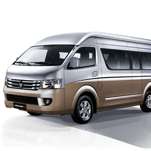 Big sale!Totally brand used 16 seats euro 5 gasoline engine mini coach bus really low price for sale