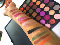 Palette de fards à paupières neutres 35C importée en gros, palette de maquillage à marque privée