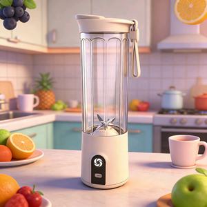 Mini Licuadora Eléctrica Portátil - Licuadora de Frutas Frescas Recargable por USB para Uso Doméstico, Envío Gratis - Product Image 1