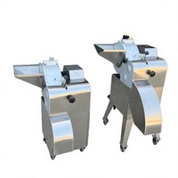 Industriële voedselveilige multifunctionele wortelgroentesnijmachine, elektrische aardappel- en wortelsnijder, -dicer voor fruit en groenten