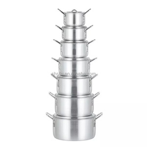 Juego <span class=keywords><strong>de</strong></span> Ollas <span class=keywords><strong>de</strong></span> Aluminio Premium <span class=keywords><strong>de</strong></span> 7 Piezas, <span class=keywords><strong>Olla</strong></span> <span class=keywords><strong>para</strong></span> Sopa y Sartén <span class=keywords><strong>de</strong></span> Varios Tamaños <span class=keywords><strong>para</strong></span> África - Product Image 4