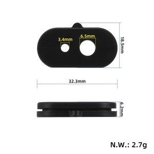 Coque de batterie en silicone pour trottinette Mi 6, avec câble de connexion, faisceau de câbles principal, gaine de guidage et d'étanchéité, et couvercle de remplacement en silicone - Product Image 2