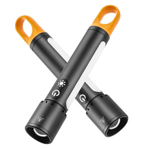 X725 ไฟฉายแบบชาร์จไฟได้ 3500Mh ไฟ LED สีขาวเดินป่าตั้งแคมป์กลางแจ้งใช้กับตะขอแม่เหล็กและไฟด้านข้าง - Product Image 2