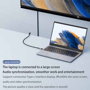 Charge super rapide 240W 40Gbps <span class=keywords><strong>USB</strong></span> 4.0 type <span class=keywords><strong>C</strong></span> mâle à <span class=keywords><strong>femelle</strong></span> convertisseur ABS d'extension compatible avec l'<span class=keywords><strong>adaptateur</strong></span> <span class=keywords><strong>Thunderbolt</strong></span> 3 - Product Image 5