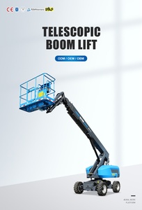 Qiyun Kinglift 28M Self-propeled hidrolik Articulated Boom Lift 230KG kapasitas listrik untuk ritel manufaktur tanaman baru - Product Image 5
