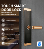 Cerradura Inteligente para Puerta de Madera con Contraseña y Videos Reales, Cerradura Inteligente TT Lock para Hogar, Hotel, Apartamentos y Oficina