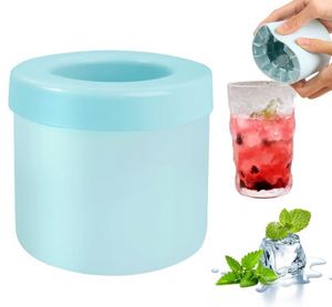 Moule à glaçons en silicone flexible de qualité alimentaire, portable, sans BPA, facile à démouler, écologique, bac à glaçons réutilisable - Product Image 1