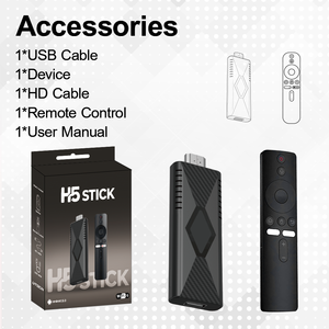 WF H5 STICK Smart TV Stick Android 15.0 H150 Quad Core 2GB RAM 8GB ROM Control Remoto por Voz Inalámbrico Dongle de TV Portátil - Product Image 2