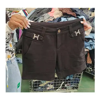 Second Hand Used Short Pants Reused Good Buckle Fashion Cash Used Clothes