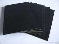 Papier noir recyclé non couché épaisseur 100g/120g/200g/300g carton noir complet pour boîtes d'emballage