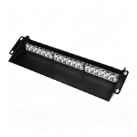 Lampe stroboscopique LED 18W à ventouse pour pare-brise avant et arrière, boîtier en aluminium, lumière d'avertissement pour véhicule, lampe de montage sur pare-brise
