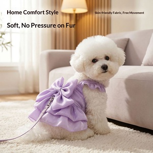 Princess Pet Wedding Dress - Elegant Lace <strong>Gown</strong> for Small <strong>Dogs</strong> &amp; Cats, Spring Party Tutu for Teddy &amp; Bichon - Product Image 3