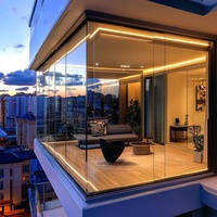 Système de fixation en U moderne pour balustrade sans cadre en verre de sécurité, pour escalier, balcon, villa, hôtel, appartement, en aluminium résistant à la rouille