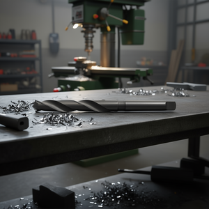 Fervi Tapered Shank Twist <b>Drill</b> <b>Bit</b> 10mm High Speed Steel For Metal Drilling - Product Image 3