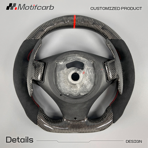 Volant personnalisé en fibre de carbone avec LED pour BMW 2006-2013 E90 E91 E92 M3 E82 E88 320d 330i 335i 135i 128i Coupé - Amélioration de l'intérieur - Product Image 5