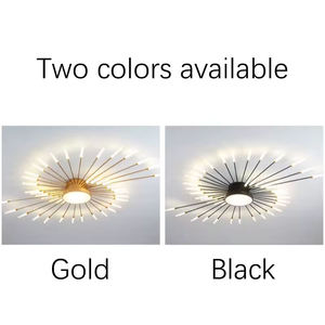 Lampadario Moderno <span class=keywords><strong>a</strong></span> Sospensione <span class=keywords><strong>LED</strong></span> con Telecomando, Design <span class=keywords><strong>a</strong></span> Fuochi d'Artificio in Acrilico, Alto CRI 90 <span class=keywords><strong>per</strong></span> Camera da Letto e <span class=keywords><strong>Soggiorno</strong></span> - Product Image 5