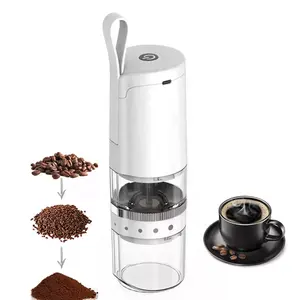 Certificato 5 marce regolazione regolabile macchina da caffè portatile Mixer Grinder conico Burr Espresso Electric Coffer Grinder Maker