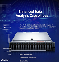 Serveur en rack PowerEdge R840 avec processeur Xeon, 32 Go de mémoire DDR4, alimentation 750 W en stock