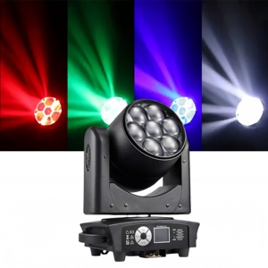Nueva Llegada, Cabeza Móvil LED Mini Bee Eye RGBW de 7x40W, Iluminación Wash/Zoom, DMX512, Ra95, 21000lm, 6000K, Luz Diurna, para Iglesia, Pista de Baile - Product Image 5