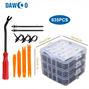 Phụ Kiện Xe Hơi Kẹp Trang Trí Tấm Cản Cửa Ô Tô 635 Chiếc Kẹp Giữ Xe Hơi & Bộ Ốc Vít Nhựa Kẹp Đinh Tán Chắn Bùn - Product Image 1