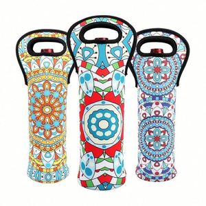 Bolsa de Transporte para una Sola Botella de Vino, Aislada en Neopreno, con Soporte Integrado para Viajes, Kit de Herramientas Promocionales - Product Image 1