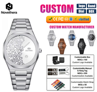 Montre de luxe sportive 813 avec cadran en calligraphie arabe, boîtier en alliage, bracelet en alliage, étanche 3BAR, montre à quartz pour homme avec date automatique