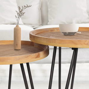 Foldable sofa side <b>table</b>, trendy <b>small</b> <b>table</b>, living room coffee <b>table</b>, simple round <b>table</b> for home use, bedroom mini bedside - Product Image 4