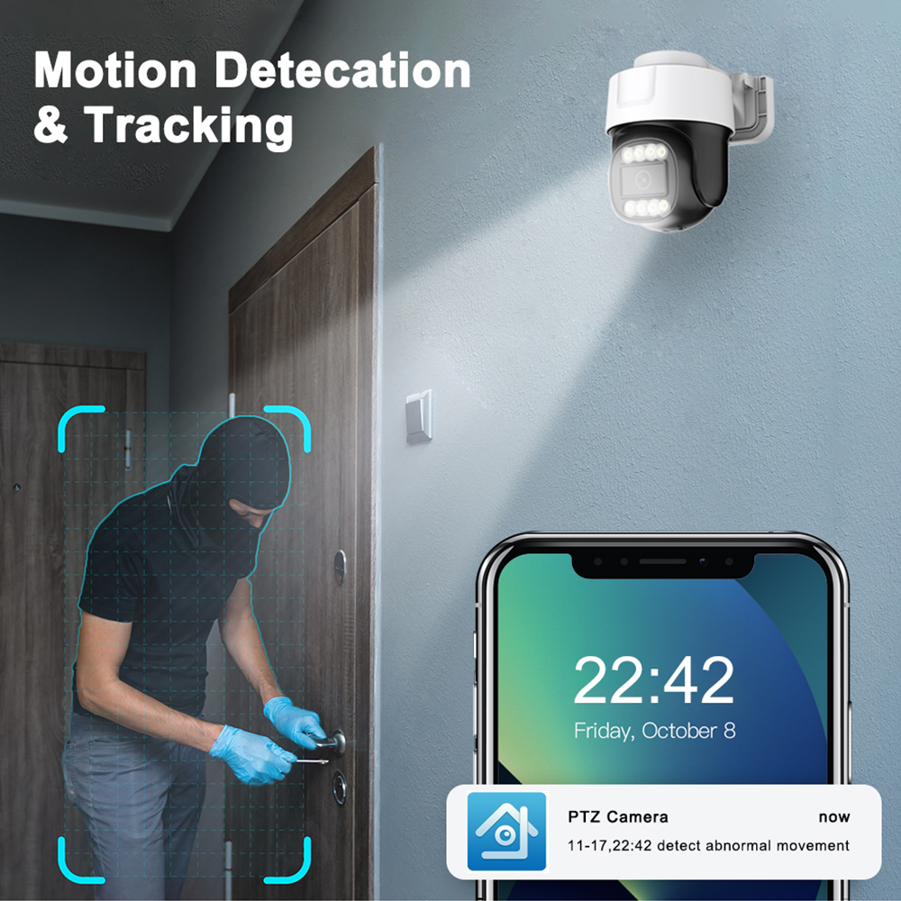 security camera system ptz zoom ip poe